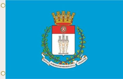 Fahne Flagge Agrigento (Italien) Hissflagge 90 x 150 cm