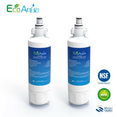 2 St. Panasonic Wasserfilter EcoAqua kompatibel Panasonic CNRAH-257760 Qualität