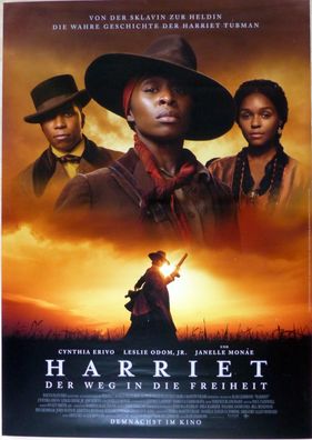 Harriet - Der Weg in die Freiheit - Original Kinoplakat A0 - C. Erivo - Filmposter