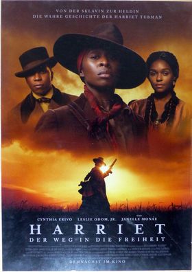 Harriet - Der Weg in die Freiheit - Original Kinoplakat A1 - C. Erivo - Filmposter