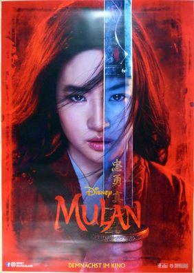 MULAN - Original Kinoplakat A0 - Liu Yifei, Donnie Yen, Gong Li - Filmposter