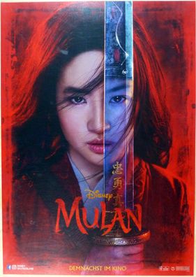 MULAN - Original Kinoplakat A1 - Liu Yifei, Donnie Yen, Gong Li - Filmposter