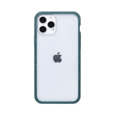 Pela Case Clear Eco Friendly Case für Apple iPhone 12 / 12 Pro - Clear/ Grün