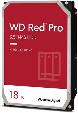 WD Red Pro 18TB 7200RPM 512MB 3,5 Zoll HDD SATA 6Gbit/ s WD181KFGX