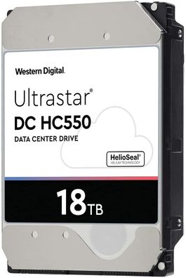 WD Ultrastar DC HC550 18TB HDD 3,5Zoll 512MB SATA 7200U/ min 512E SE NP3 0F38459