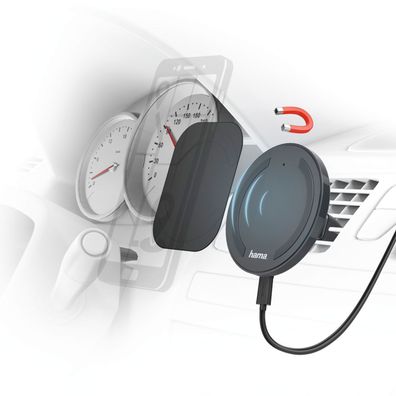 Hama Universal Kfz Handy/ Smartphone Halterung Lüftungsgitter Auto 4,5 - 9 cm