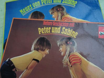 2x LP Poly Heitere Geschichten mit Peter und Sabine Neues von Günter Ehnert