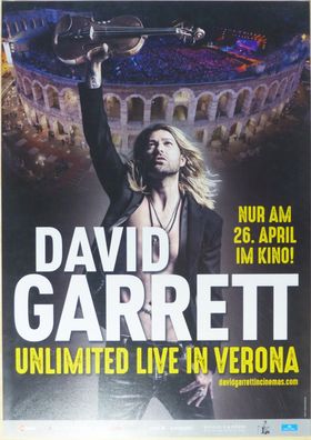 David Garrett - Live in Verona - Original Kino-Plakat A1 - Poster