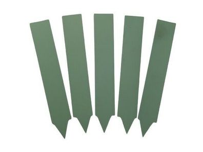 Pflanzetiketten Stecketiketten 10x1,6 cm grün PVC zum Selberbeschriften Kräuter