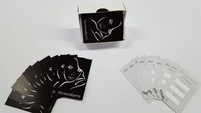 500 Terminkarten für Frisöre, Kosmetik-, Nagelstudios, Massagepraxen