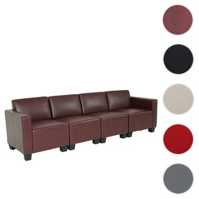 Modular 4-Sitzer Sofa Couch Lyon, Kunstleder