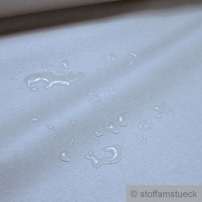 Stoff Baumwolle Polyester Rips beige beschichtet Polsterstoff wasserabweisend
