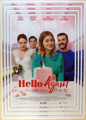 Hello Again - Original Kinoplakat A1 - Emilia Schüle, Tim Oliver Schultz - Filmposter