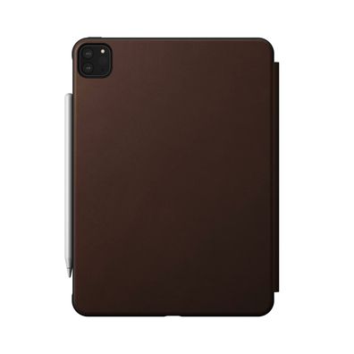 Nomad Rugged Folio Case Rustic Brown Leather für Apple iPad Pro 11 - Braun