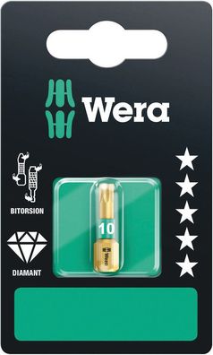 Wera 867/1 BDC SB TORX® Bits, TX 10 x 25 mm 05134374001