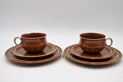 2 x Rosenthal Assam Gedeck Tee/ Kaffee Tapio Wirkkala mit Chip - selten #B