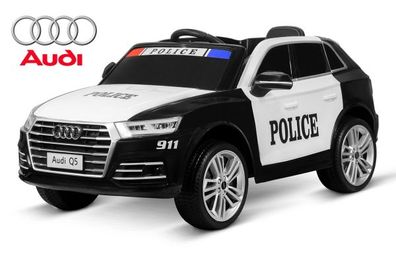Polizei Kinderauto Lizenz Kinder Elektro Auto Audi Q5 Policecar 2x 40W 12V 7Ah