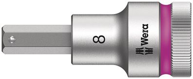 Wera 8740 C HF Zyklop Bitnuss mit 1/2"-Antrieb mit Haltefunktion, 8 x 60 mm