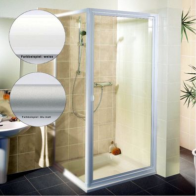Fara 4 Dusch-Drehtür für Nische / Seitenwand, 800/900mm, Alu-Profil matt oder ...