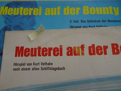 2x LP SH2046 + 2049 Silber Hit Meuterei auf der Bounty Meuterer Kurt Vethake