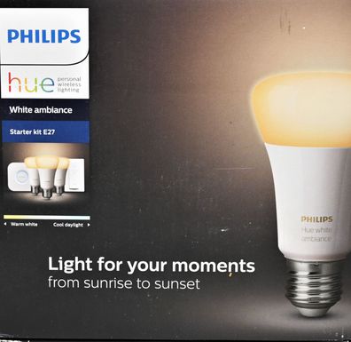 Philips 8718696728925 A + , Hue LED 3-er Starter Set inklusiv Dimmschalter * A