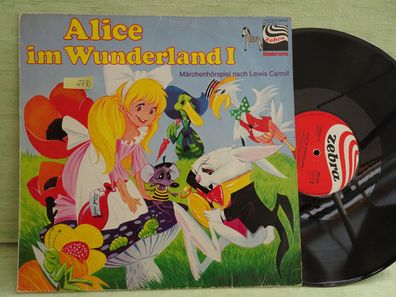 LP Zebra 91.032 Alice im Wunderland Lewis Carroll Begegnung mit dem weißen Kaninchen