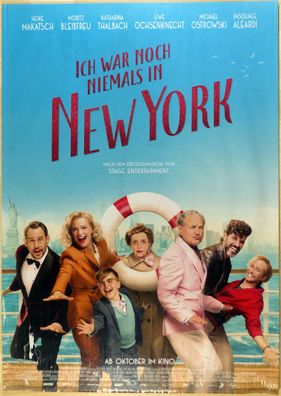 Ich war noch niemals in New York - Original Kinoplakat A1 - Heike Makatsch-Filmposter