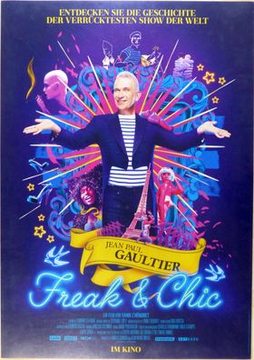 Jean Paul Gaultier: Freak & Chic - Original Kinoplakat A1 - Doku - Filmposter