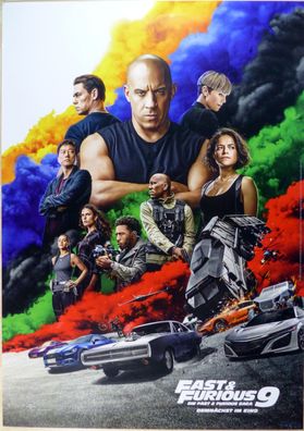 Fast & Furious 9 - Original Kinoplakat A0 - Motiv 1 - Vin Diesel - Filmposter