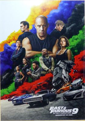 Fast & Furious 9 - Original Kinoplakat A1 - Motiv 1 - Vin Diesel - Filmposter