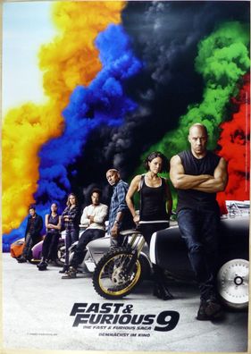 Fast & Furious 9 - Original Kinoplakat A0 - Motiv 2 - Vin Diesel - Filmposter