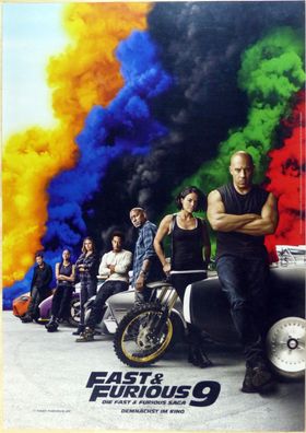 Fast & Furious 9 - Original Kinoplakat A1 - Motiv 2 - Vin Diesel - Filmposter