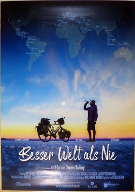 Besser Welt als nie - Original Kinoplakat A0 - Doku v. Dennis Kailing - Filmposter