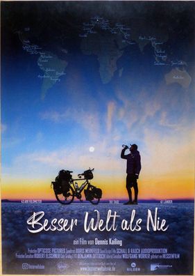 Besser Welt als nie - Original Kinoplakat A1 - Doku v. Dennis Kailing - Filmposter