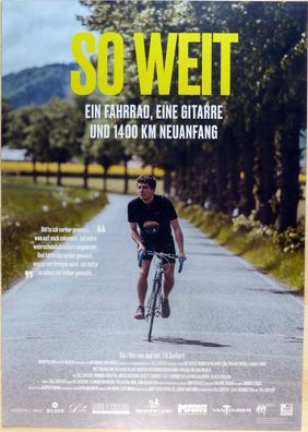 So Weit - Original Kinoplakat A0 - Doku v. Till Seifert - Filmposter