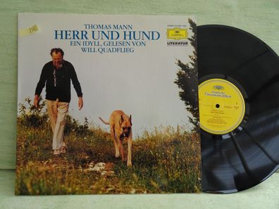LP Grammophon 413992-1 Thomas Mann Herr und Hund Will Quadflieg