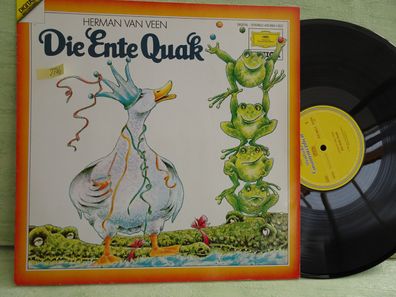 LP Grammophon 415993-1 Hermann van Veen Die Ente Quak Hörspiel Vinyl