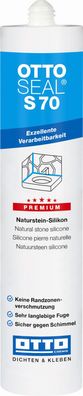 Ottoseal S70 310 ml Premium-Naturstein-Silicon für alle Marmor- und Natursteine