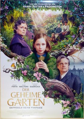 Der geheime Garten - Original Kinoplakat A0 - Dixie Egerickx Colin Firth - Filmposter