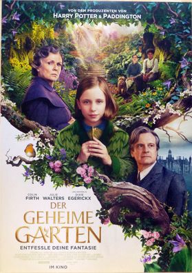 Der geheime Garten - Original Kinoplakat A1 - Dixie Egerickx Colin Firth - Filmposter