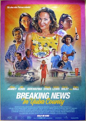 Breaking News in Yuba County - Original Kinoplakat A0 - Mila Kunis - Filmposter