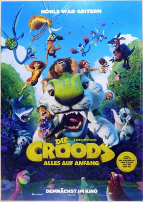 Die Croods - Alles auf Anfang - Original Kinoplakat A1 - Filmposter