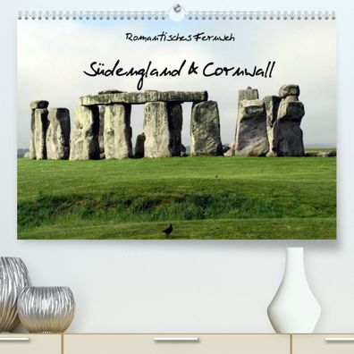 Romantisches Fernweh - Südengland &amp; Cornwall 2022 Din A2 Premium Kalender