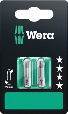 Wera 851/1 TZ SB Bits, PH 2 x 25 mm, 2-teilig 05073324001