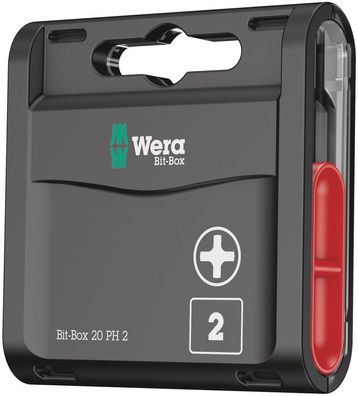 Wera Bit-Box 20 PH, PH 2 x 25 mm, 20-teilig 05057750001