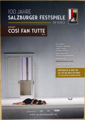 Cosi fan Tutte - 100 Jahre Salzburger Festspiele - Original Kino-Plakat A3 - Poster