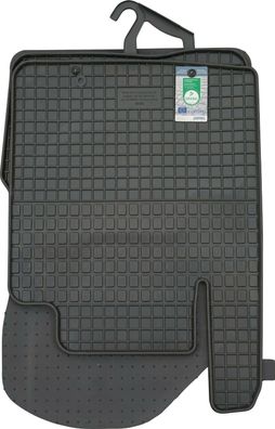 PETEX Gummimatten 4-Teile schwarz für Hyundai Kona ab 11/2017 Passform Fußmatten