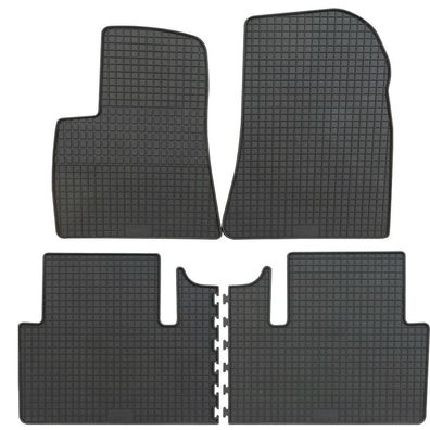 PETEX Gummimatten 4-Teile schwarz für Tesla Model 3 ab 11/18 Passform Fußmatten