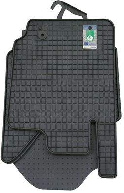 PETEX Gummimatten 4-Teile schwarz für Ford Ranger ab 01/2012 Passform Fußmatten