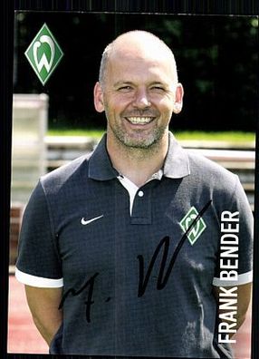 Frank Bender Werder Bremen 2012-13 Original Signiert + A 87884